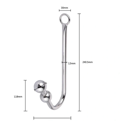 Anal Hooks Anal Hook Beaded and with Elegant Collar Cuffs 5334 0723